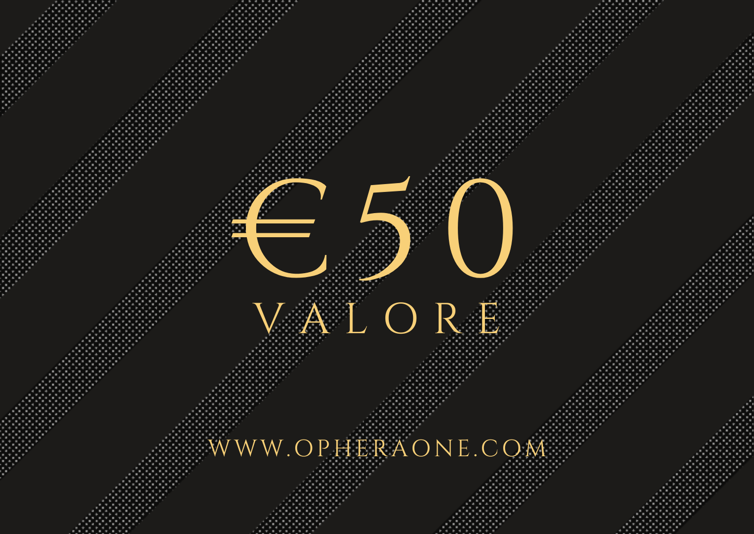 Ophera One - gift voucher  l  buono regalo - Ophera One