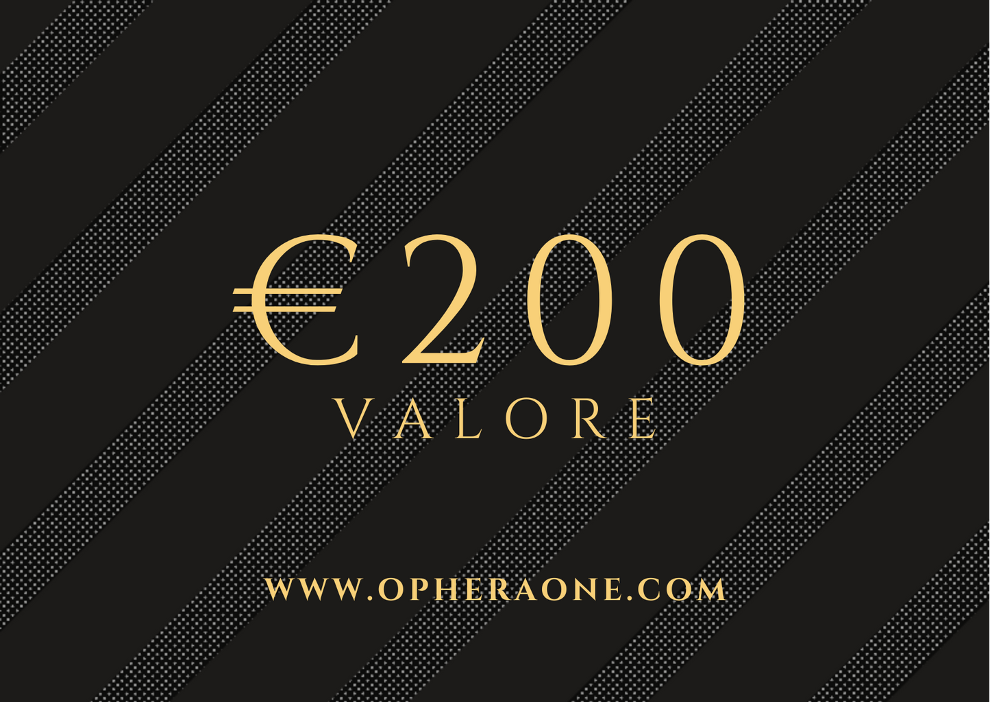 Ophera One - gift voucher  l  buono regalo - Ophera One